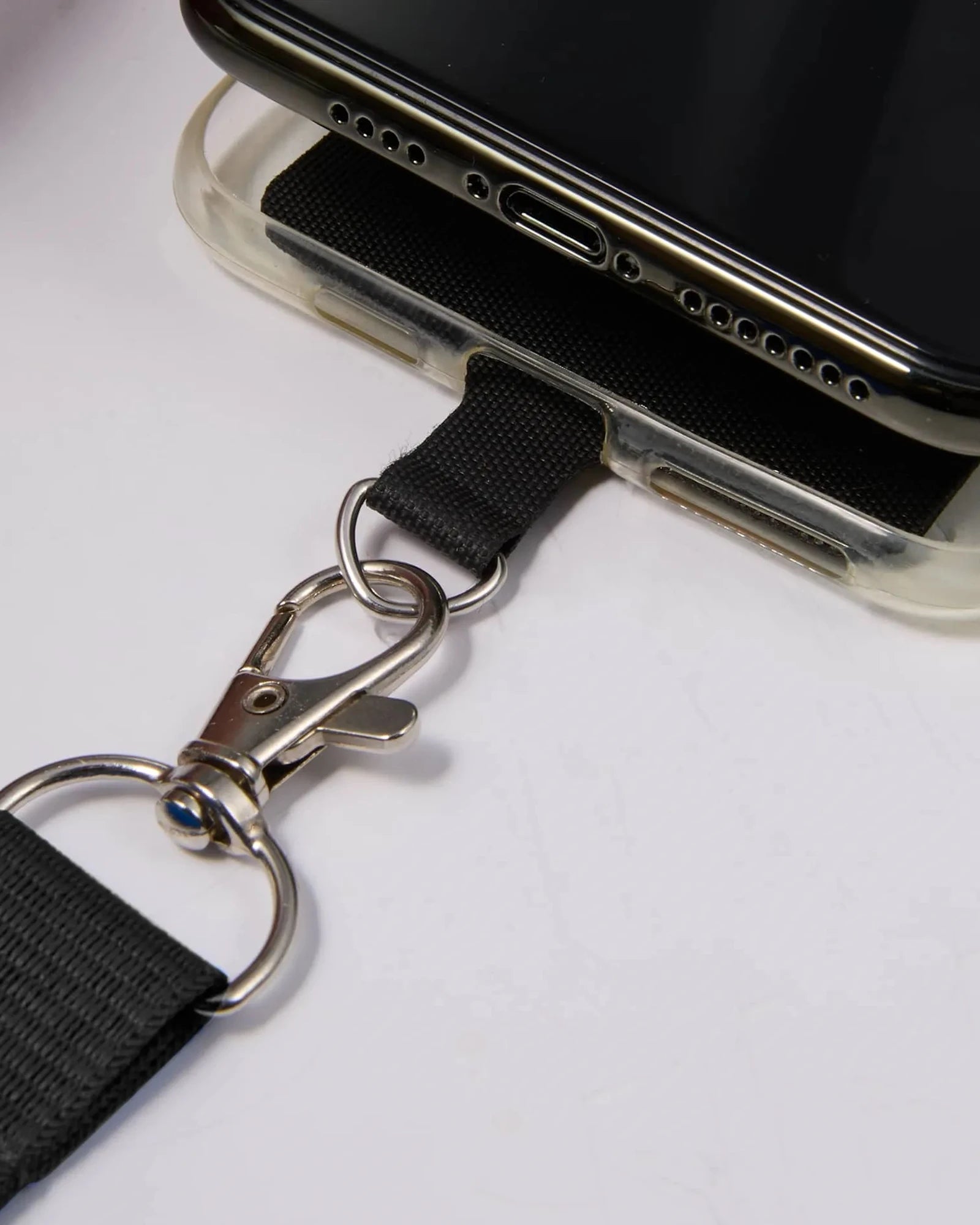 Custom recycled phone lanyard with adjustable clip - 11
