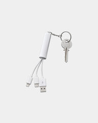 Custom light-up 3-in-1 charging cable with keychain - 27
