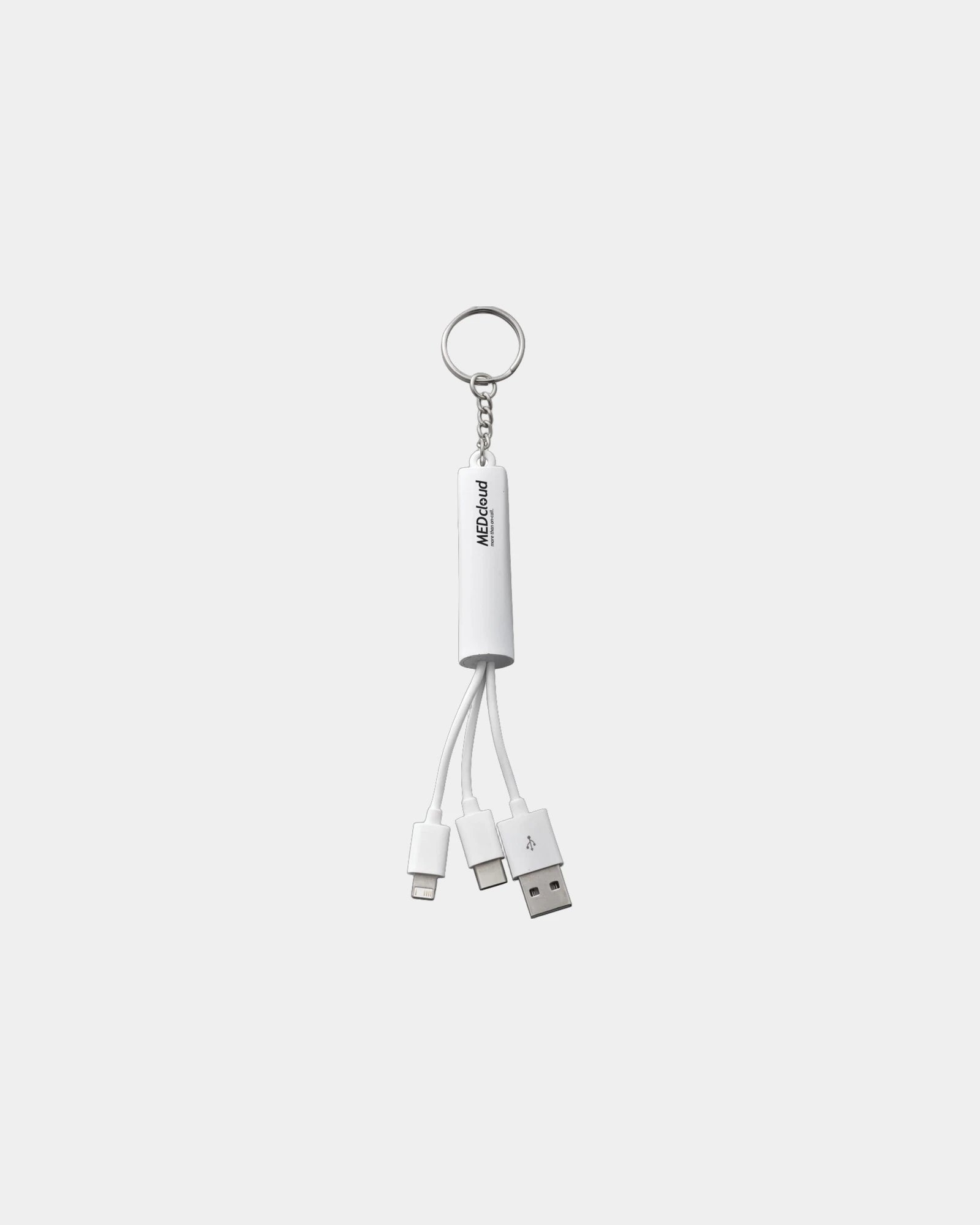 Custom light-up 3-in-1 charging cable with keychain - 29