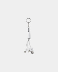 Custom light-up 3-in-1 charging cable with keychain - 29