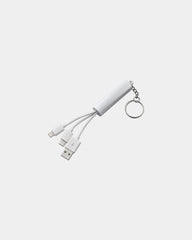 Custom light-up 3-in-1 charging cable with keychain - 23
