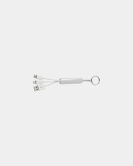 Custom light-up 3-in-1 charging cable with keychain - 22