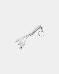 Custom light-up 3-in-1 charging cable with keychain - 26