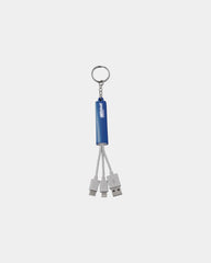 Custom light-up 3-in-1 charging cable with keychain - 19