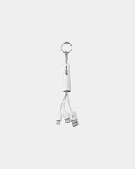 Custom light-up 3-in-1 charging cable with keychain - 31