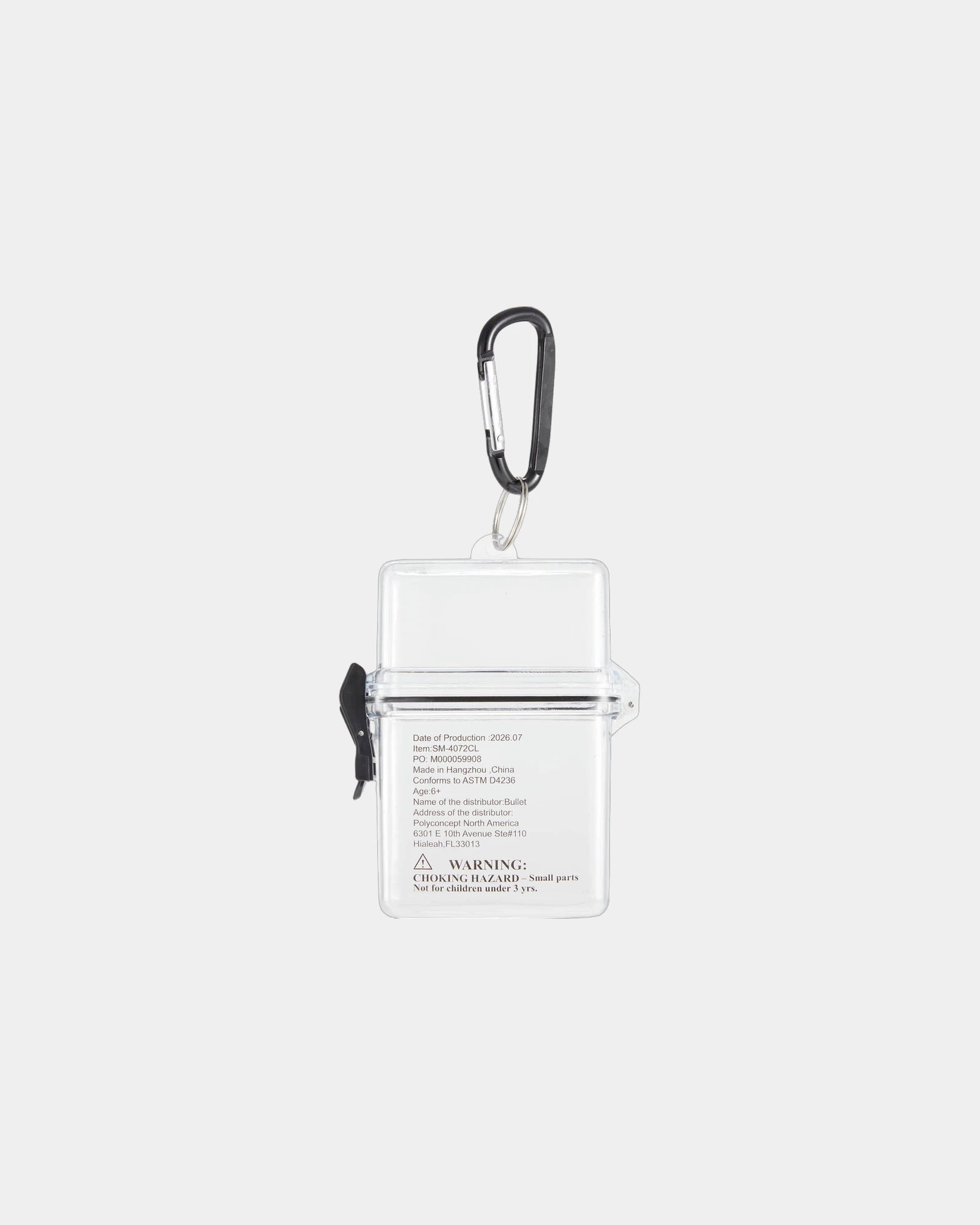 Custom travel bingo game set with carabiner clip - 7