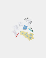 Custom travel bingo game set with carabiner clip - Clear (Cl)