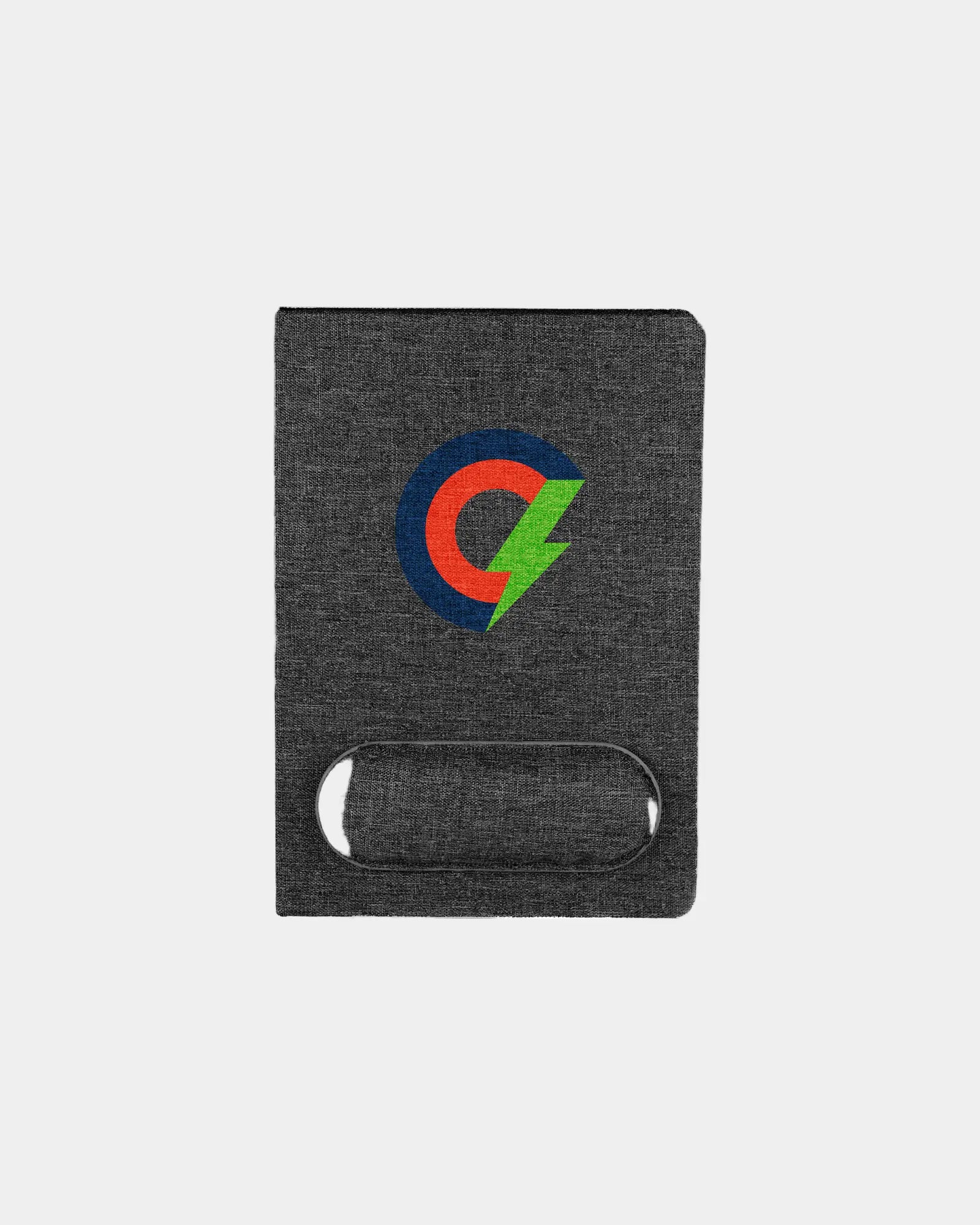 Custom recycled mouse pad bound notebook, 5.5" x 8.5" - 8