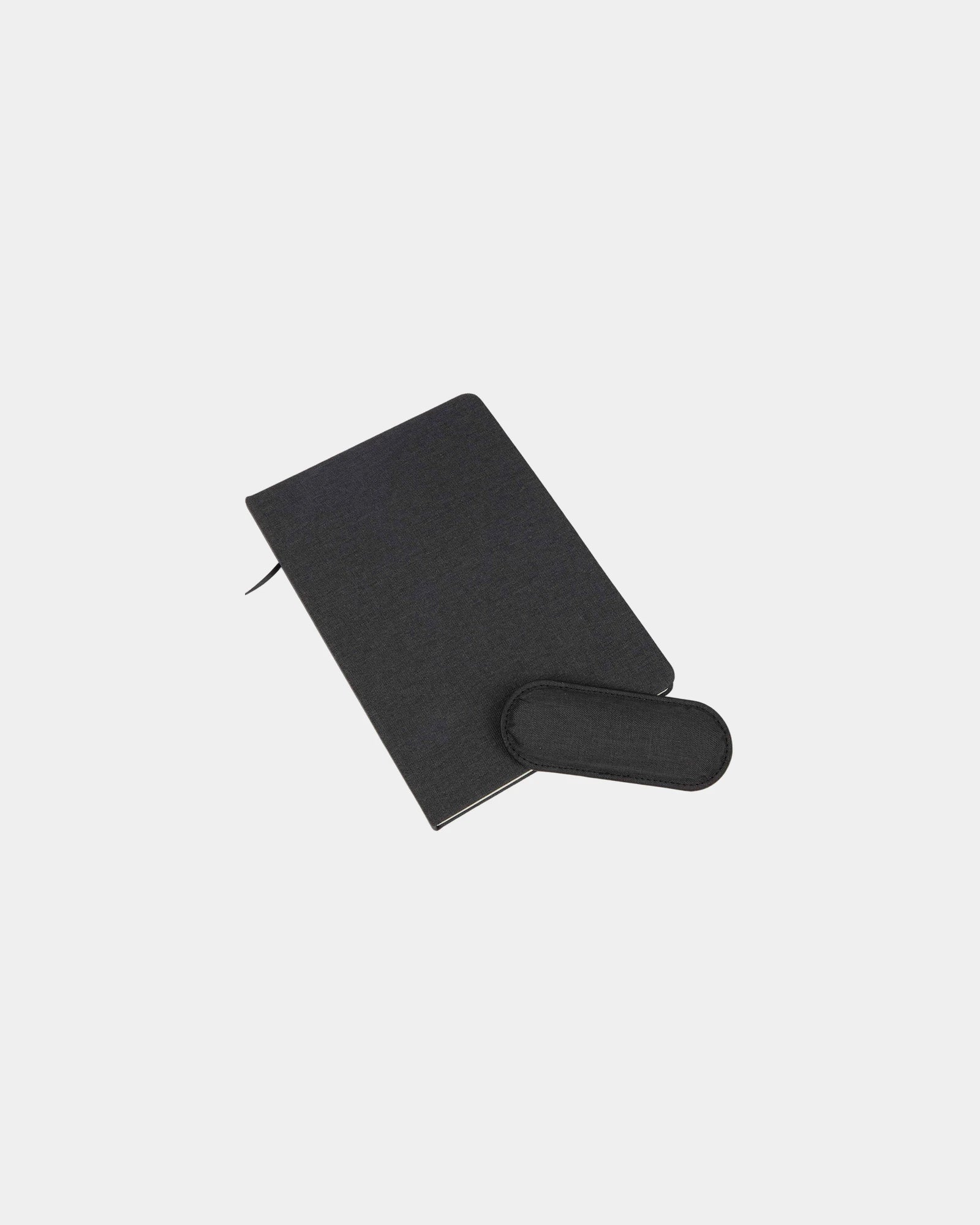 Custom recycled mouse pad bound notebook, 5.5" x 8.5" - 2