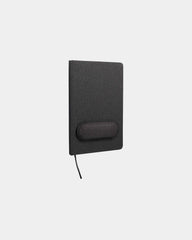 Custom recycled mouse pad bound notebook, 5.5" x 8.5" - 6