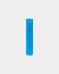 Custom recycled jumbo highlighter with chisel tip - Neon Blue