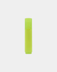 Custom recycled jumbo highlighter with chisel tip - Neon Yellow