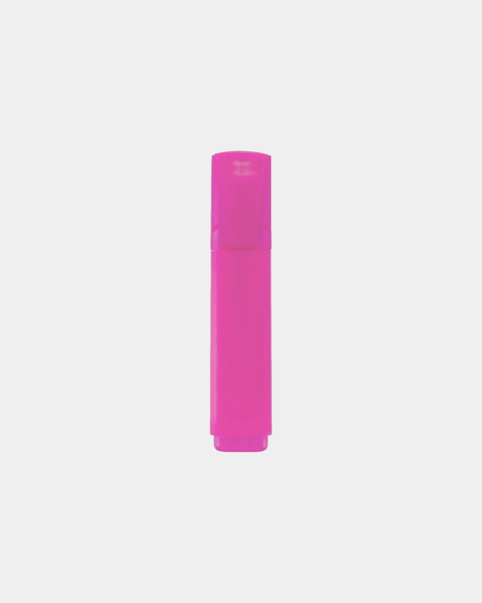 Custom recycled jumbo highlighter with chisel tip - Neon Pink