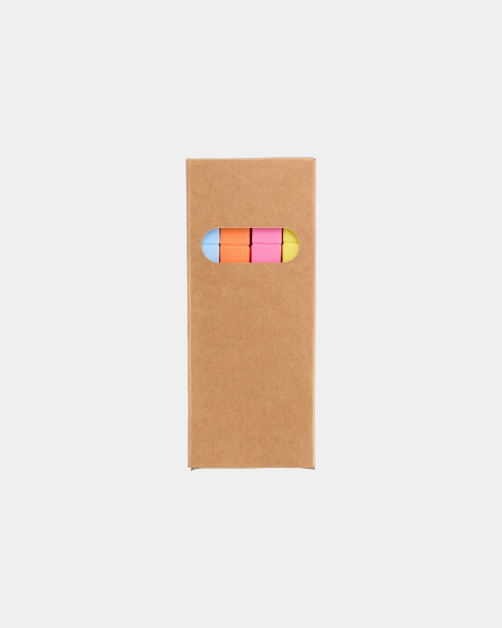 Custom recycled 4-piece highlighter set gift box - Natural (Nt)