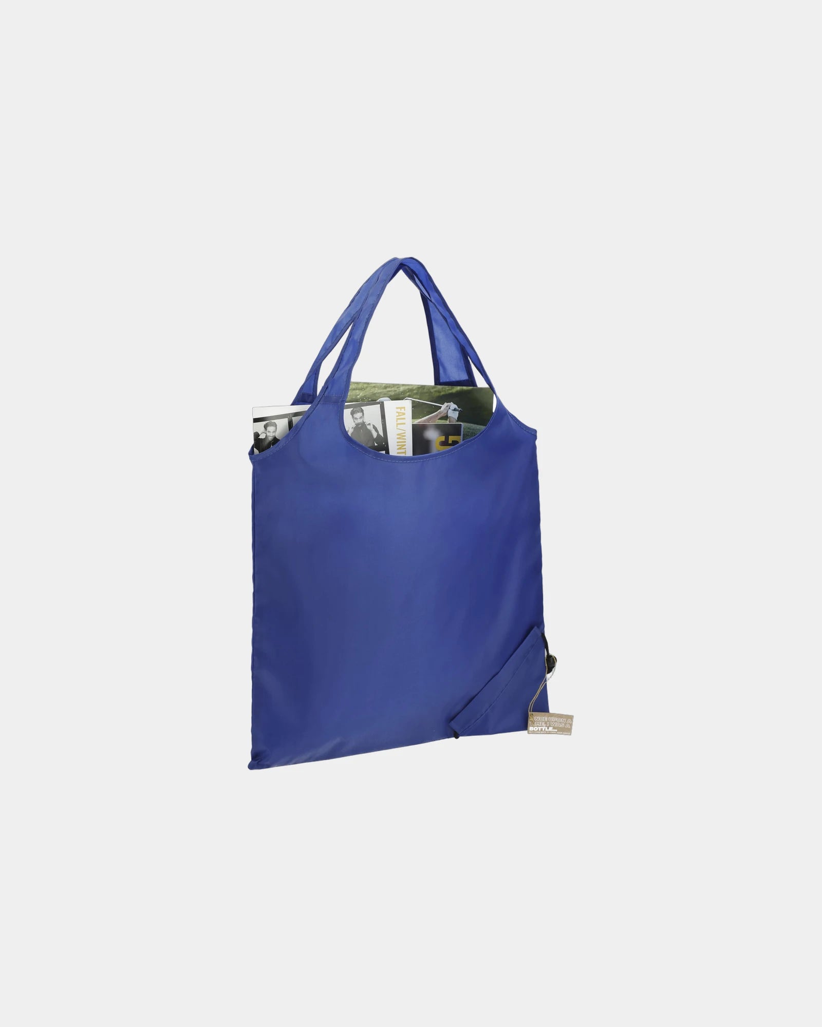Custom recycled foldable shopper tote bag RPET - 45