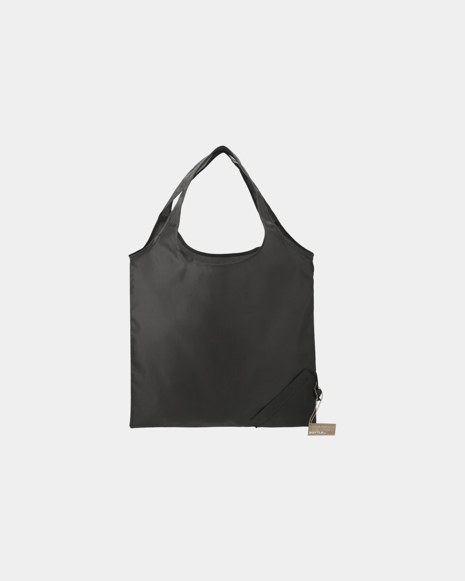 Custom recycled foldable shopper tote bag RPET - 1