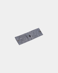 Custom recycled felt luggage tag with snap window - 1