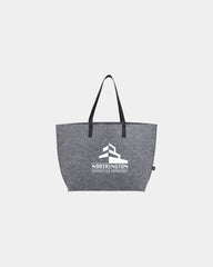 Custom recycled felt shoulder tote bag - 4