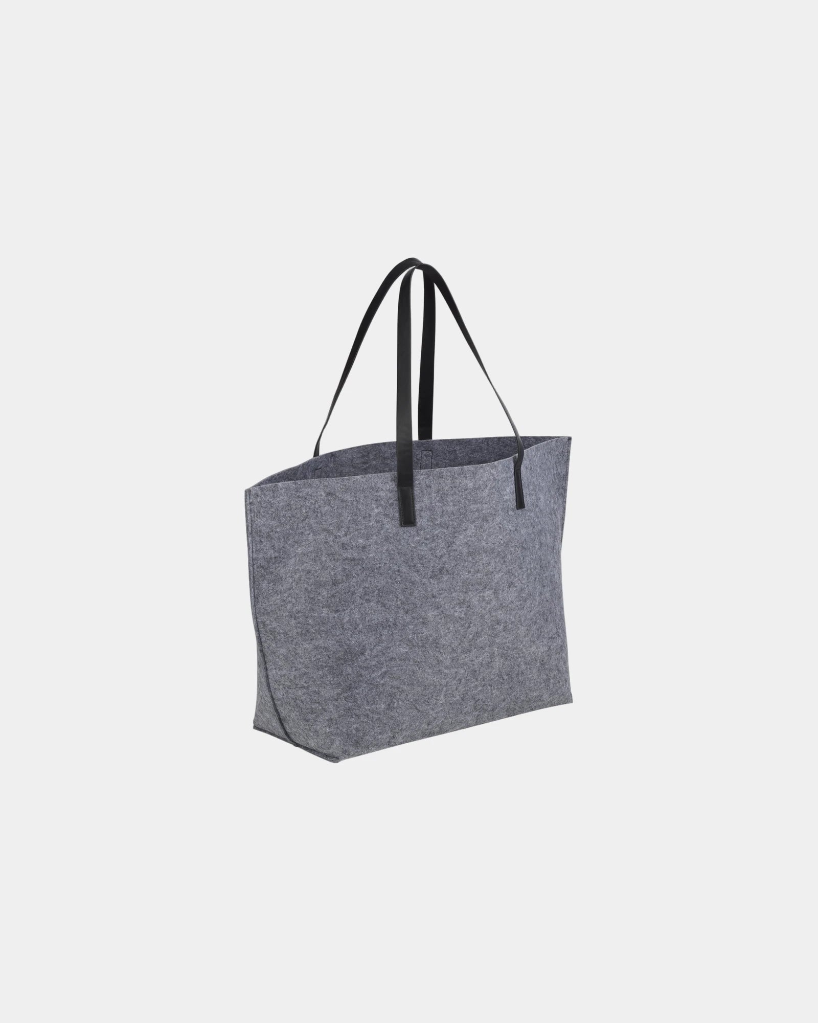 Custom recycled felt shoulder tote bag - 2