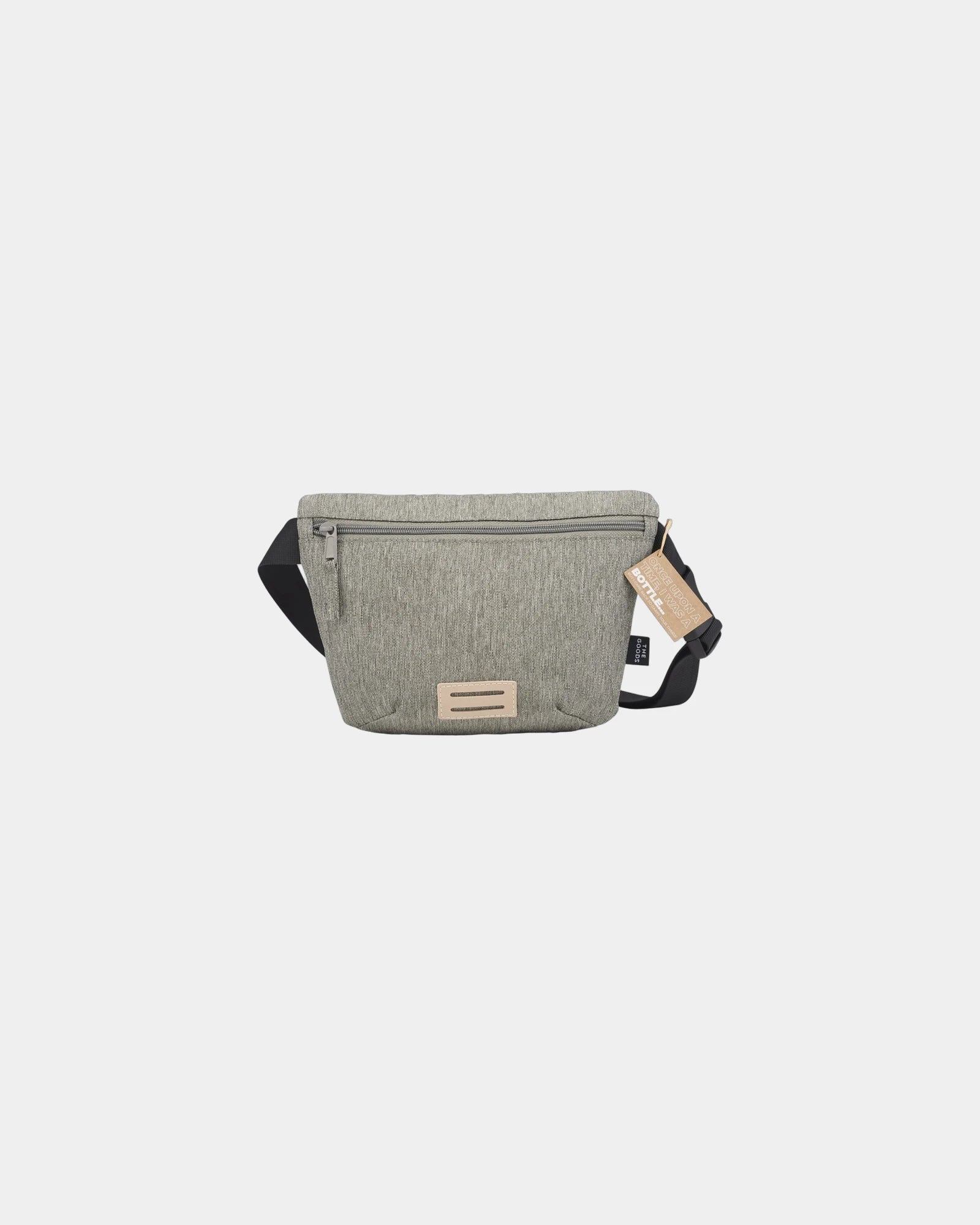Custom recycled fanny pack with adjustable waist belt - Gray (Gy)
