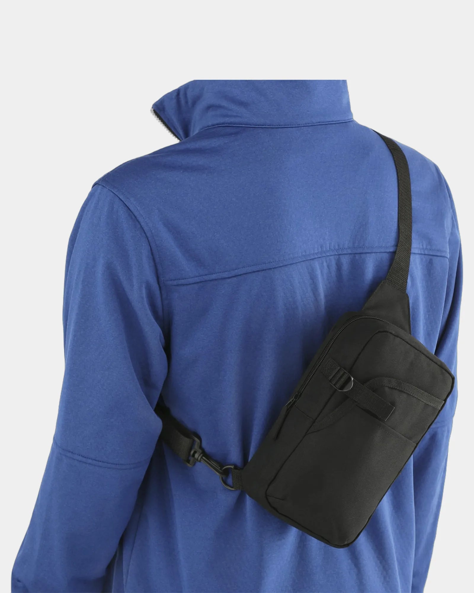 Custom polycanvas hydration sling bag with bottle pocket - 2