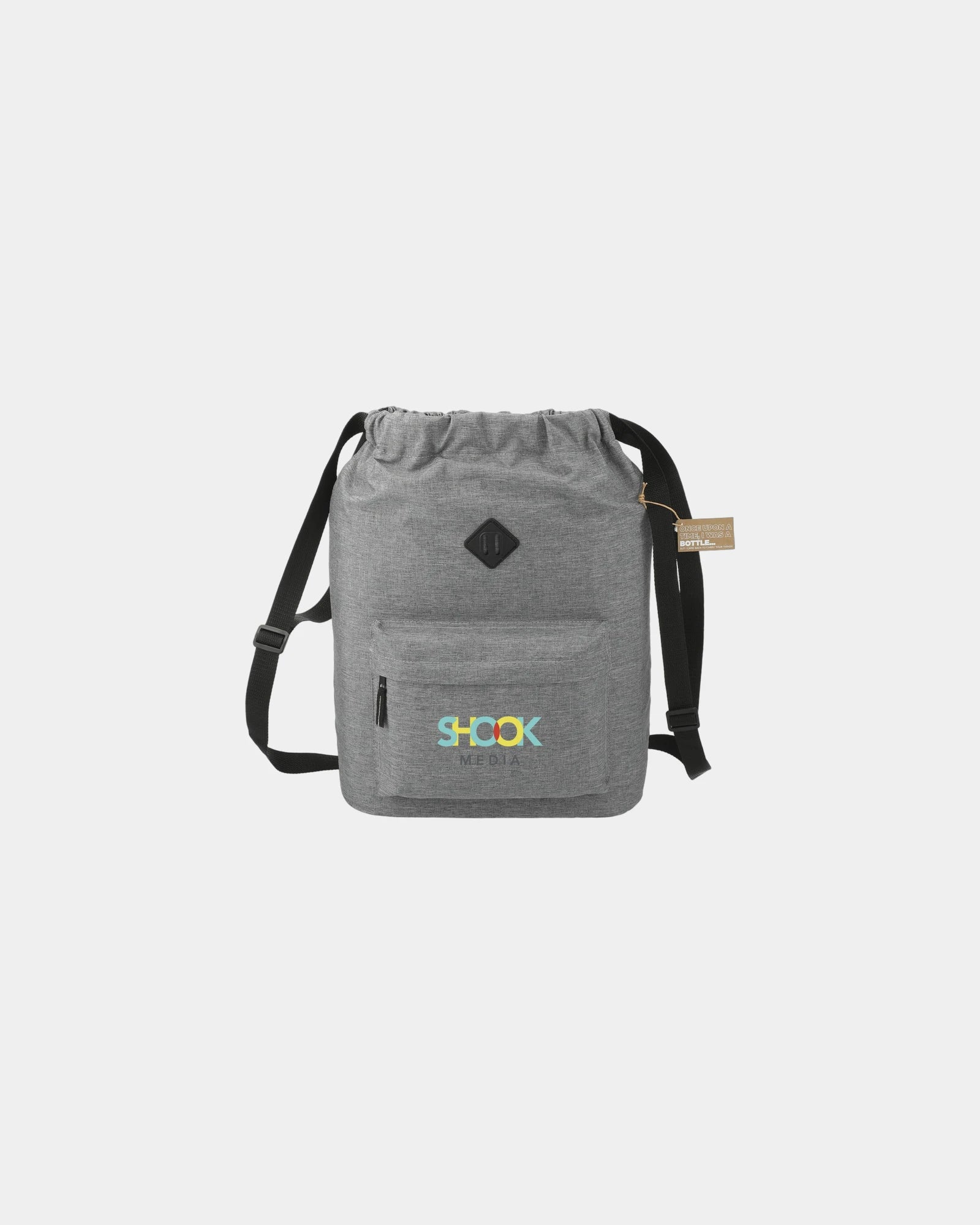 Custom recycled insulated drawstring backpack bag - 9