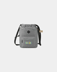 Custom recycled insulated drawstring backpack bag - 9