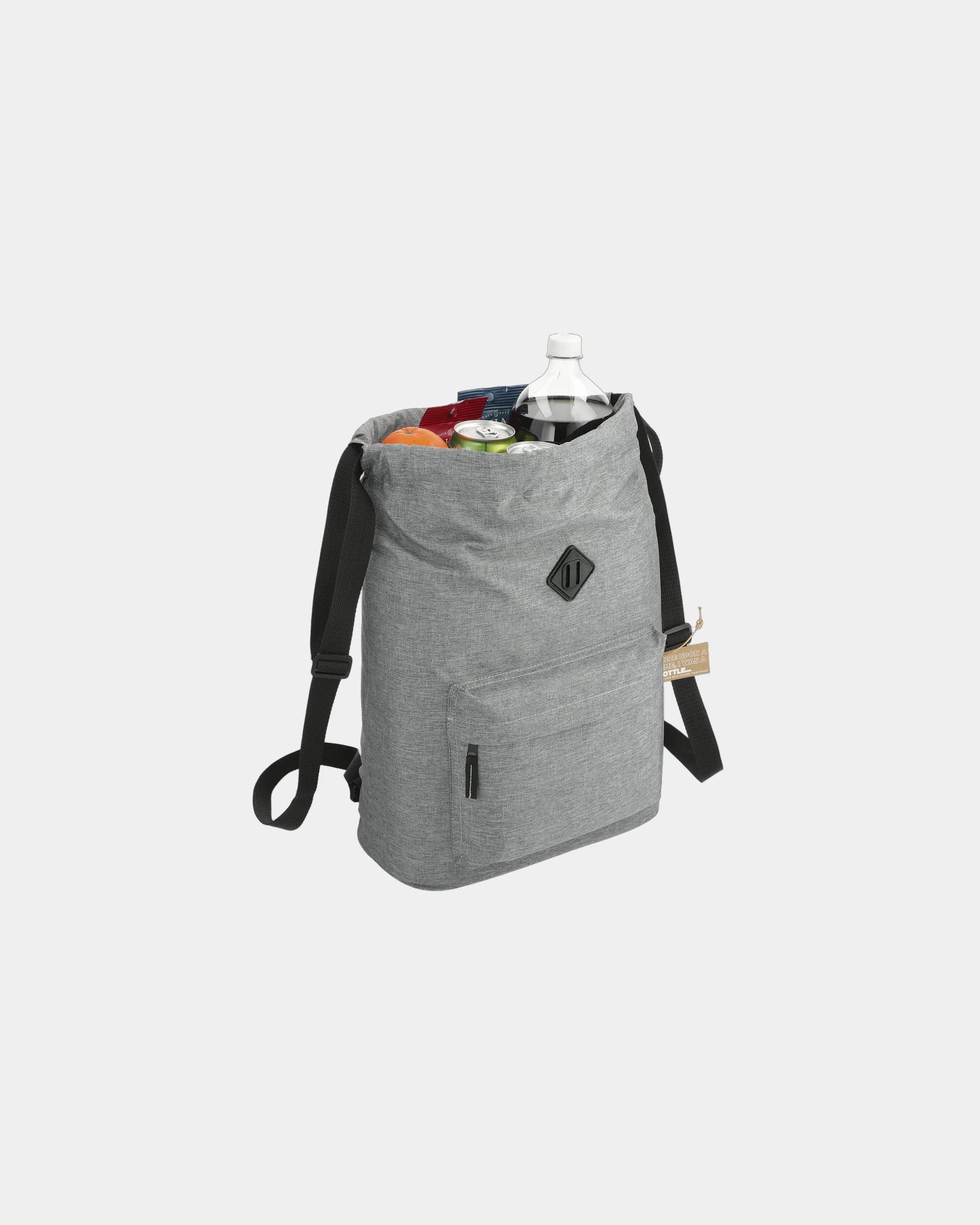 Custom recycled insulated drawstring backpack bag - 4