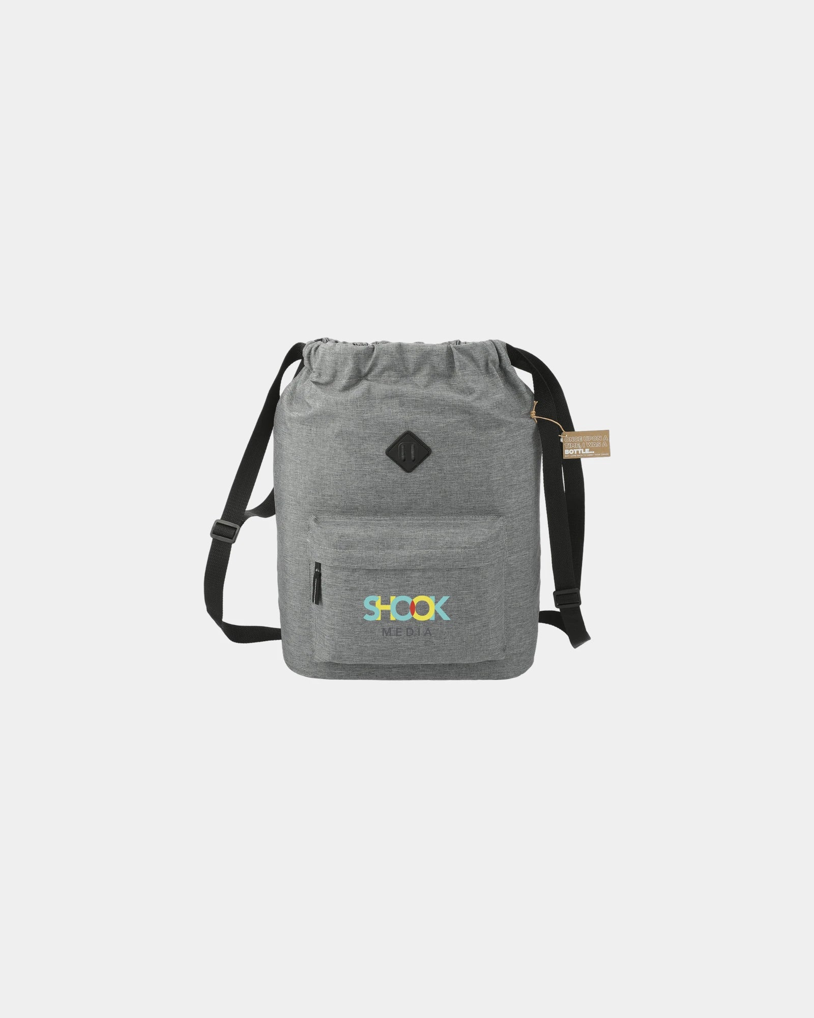 Custom recycled insulated drawstring backpack bag - 8