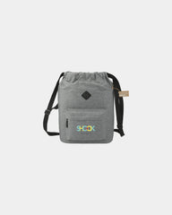 Custom recycled insulated drawstring backpack bag - 8