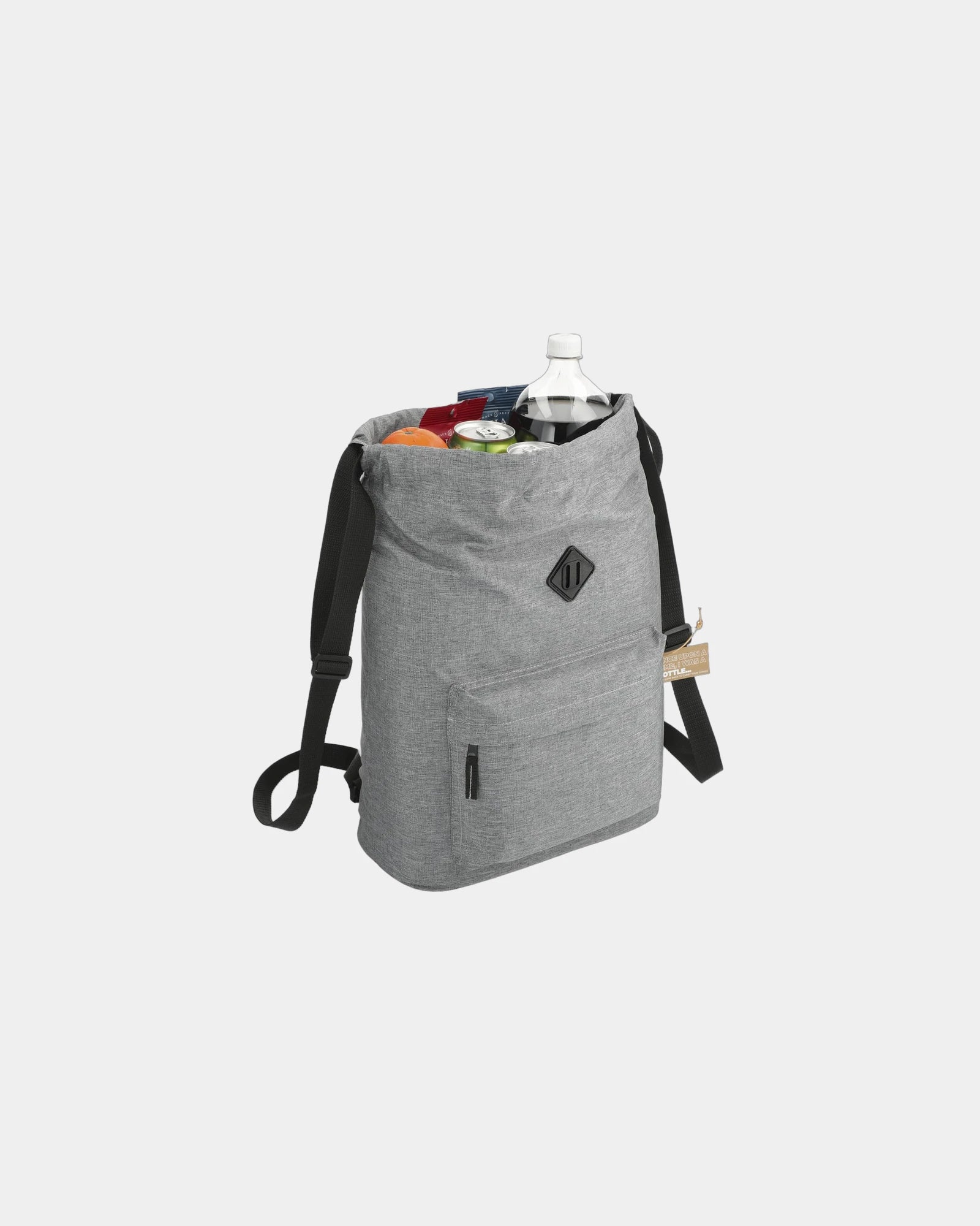 Custom recycled insulated drawstring backpack bag - 7