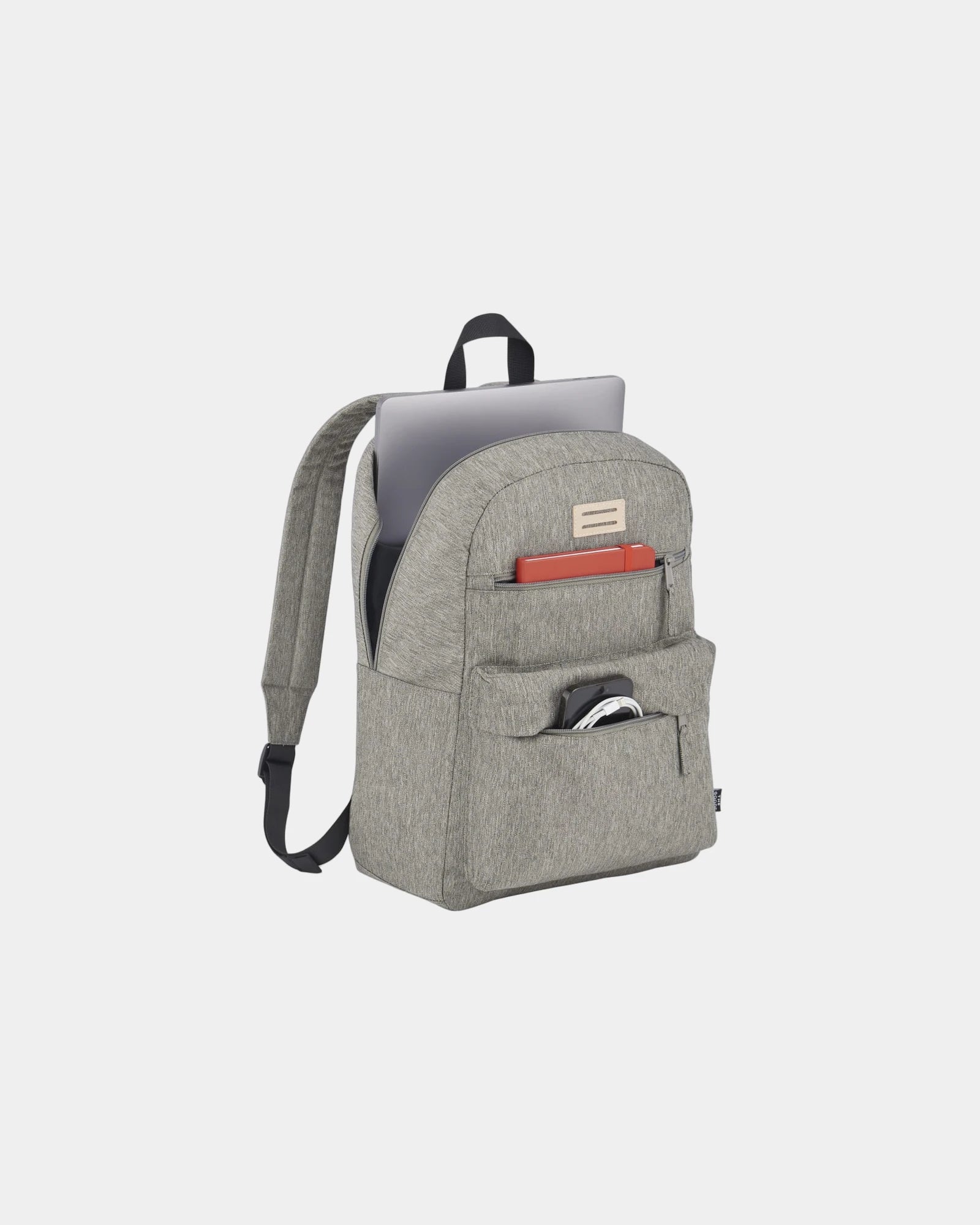 Custom recycled 15" laptop backpack for teams - 8