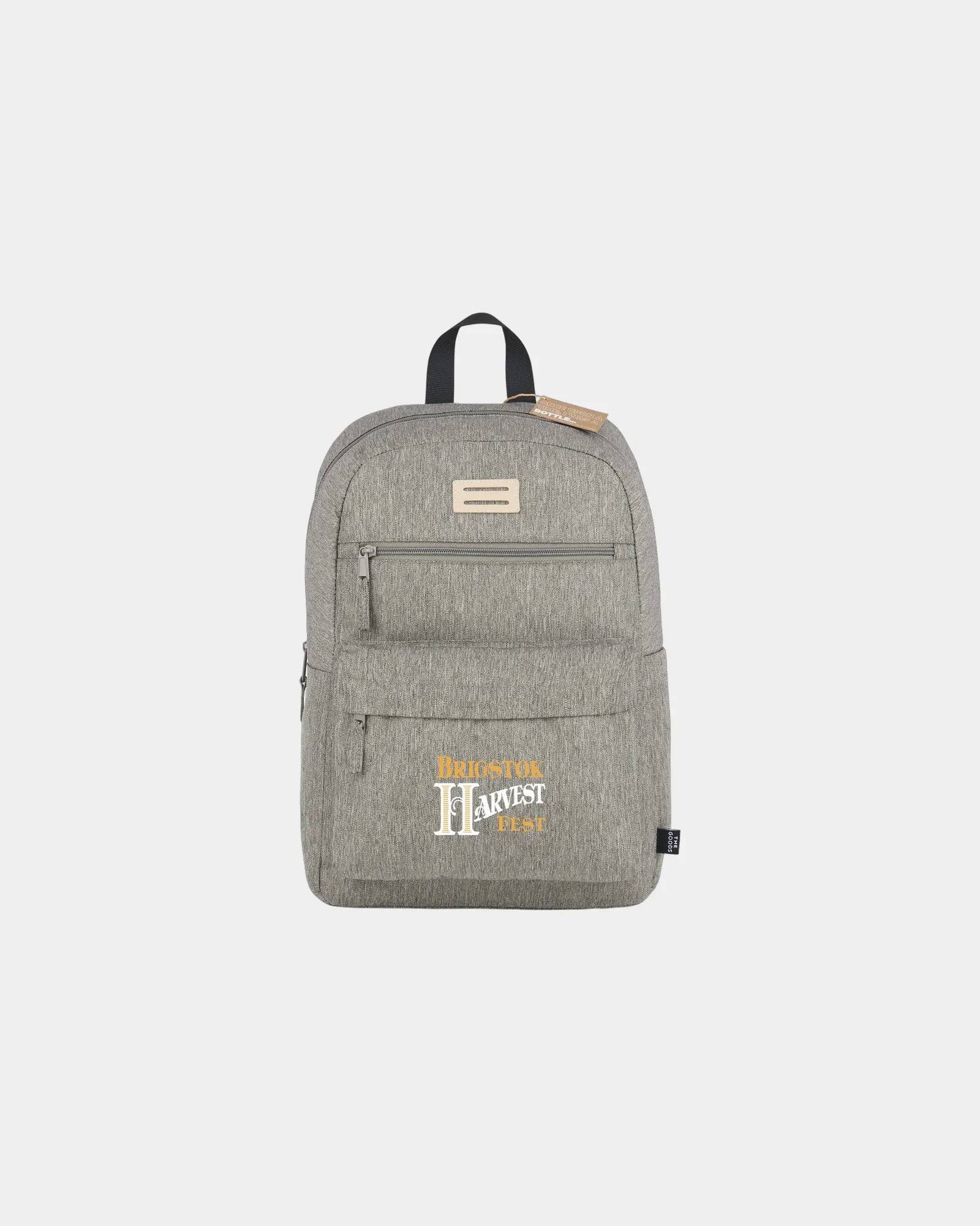 Custom recycled 15" laptop backpack for teams - 10