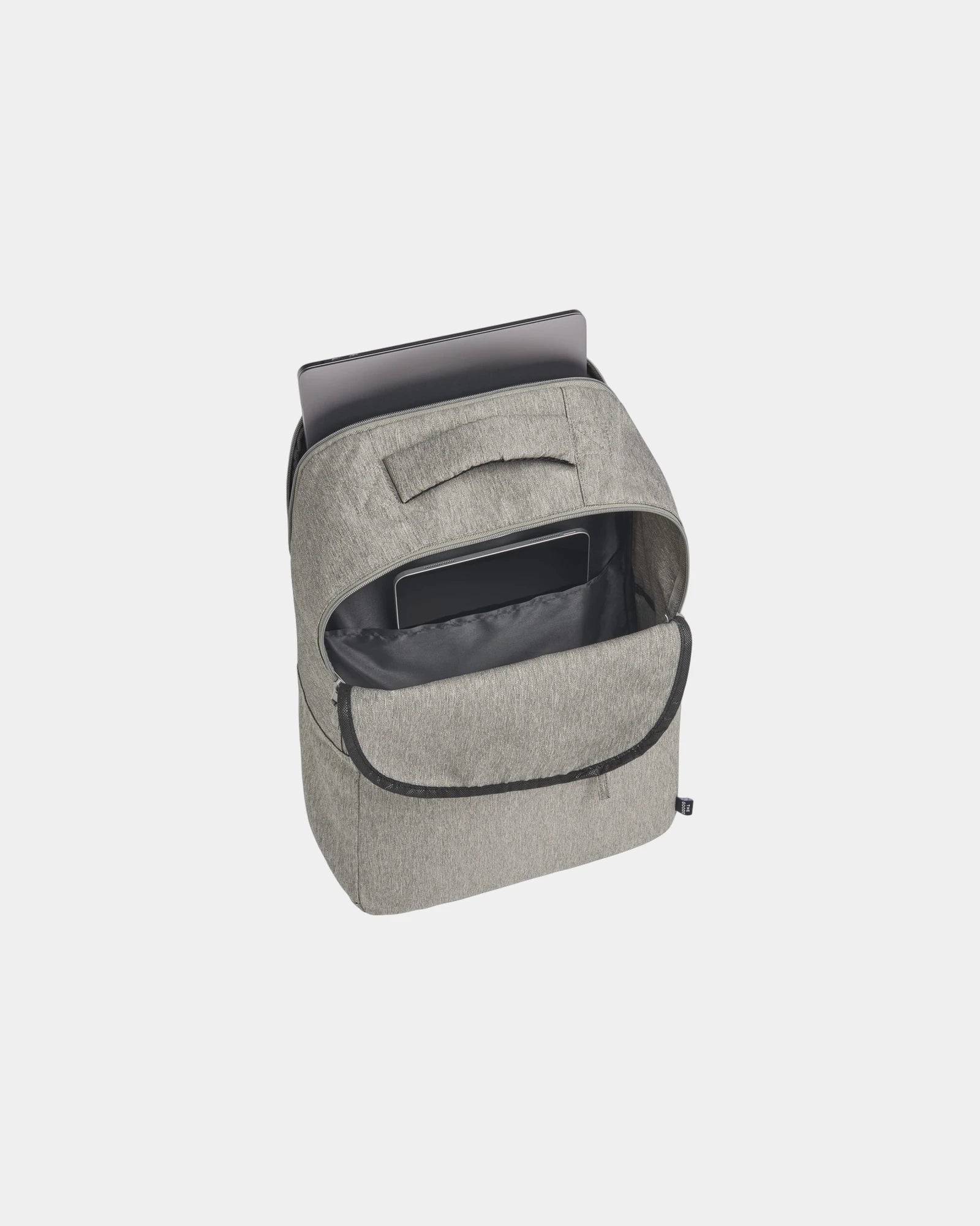 Custom recycled 17" laptop backpack with trolley sleeve - 7