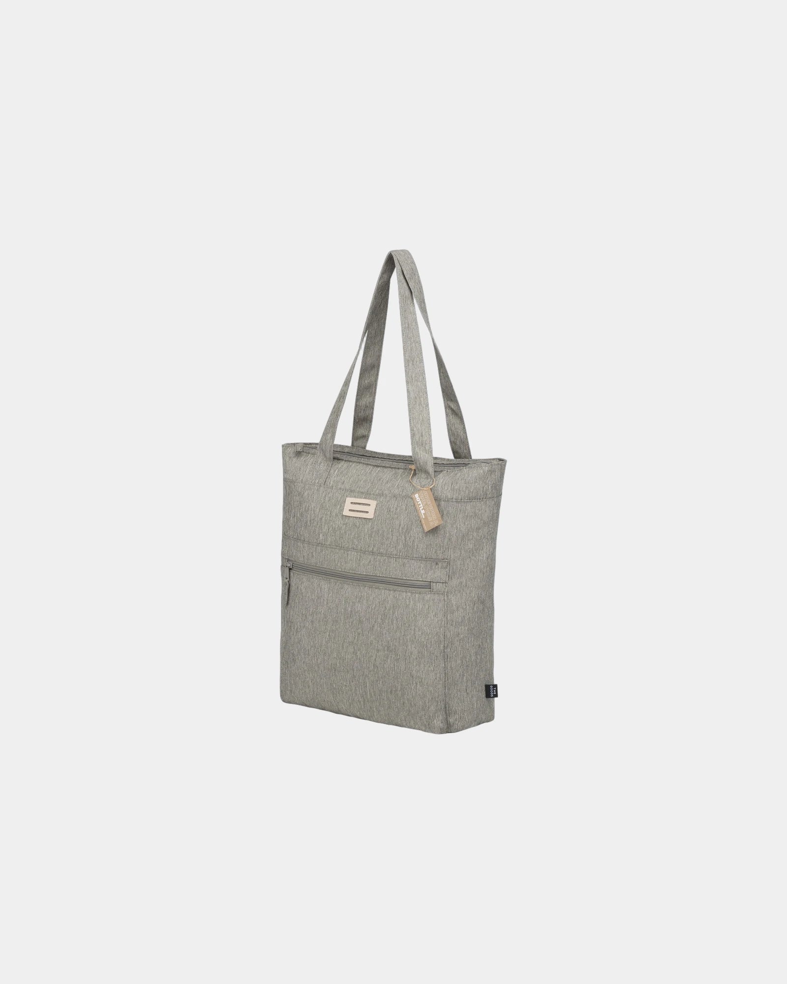 Custom recycled polyester laptop tote bag with pocket - 2