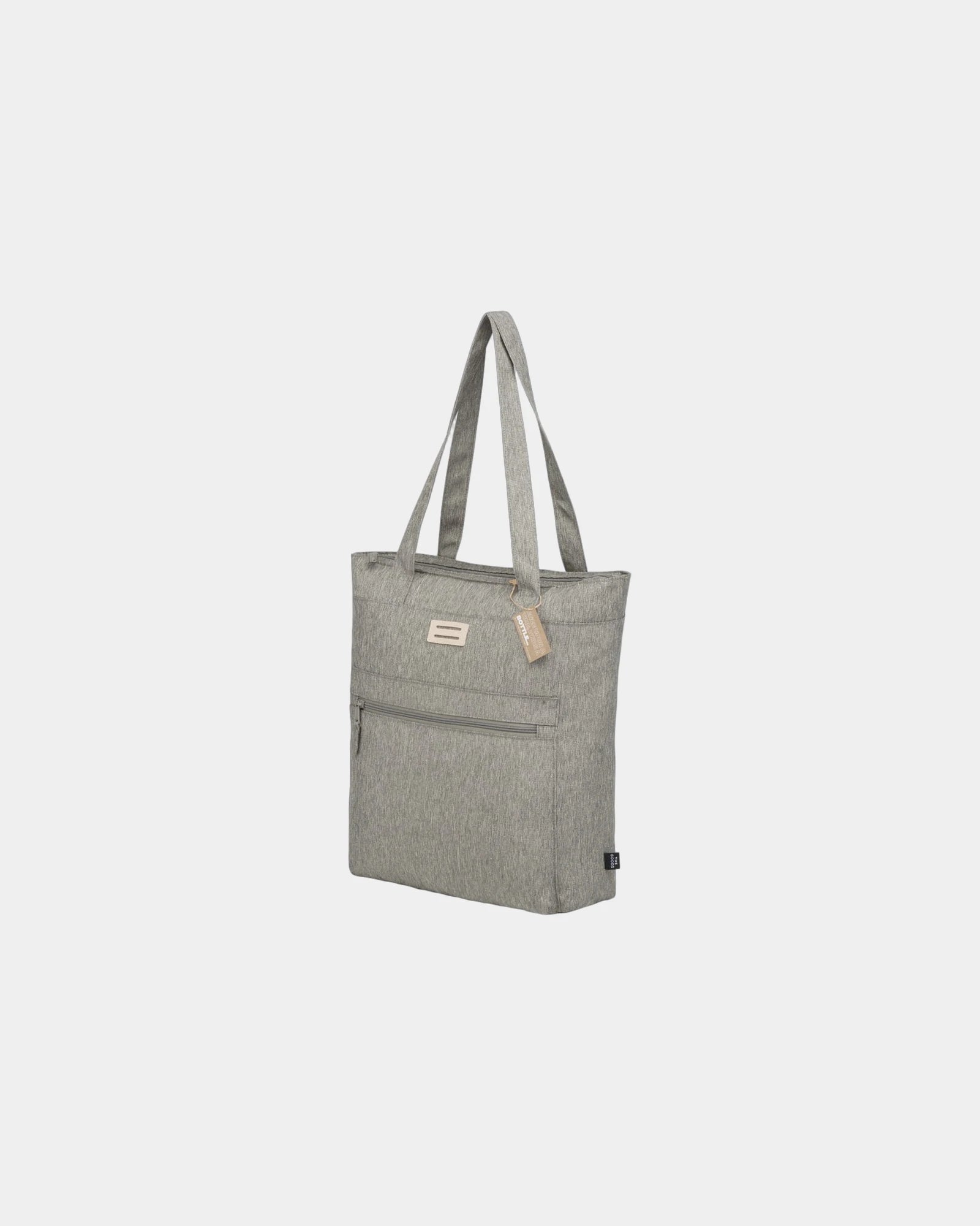 Custom recycled polyester laptop tote bag with pocket - 6