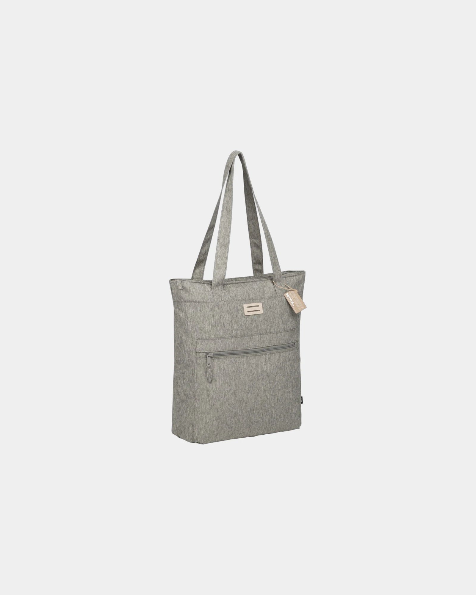 Custom recycled polyester laptop tote bag with pocket - 7