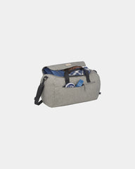Custom recycled roll duffel bag with shoulder strap - 5