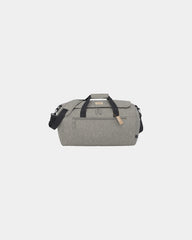 Custom recycled roll duffel bag with shoulder strap - Gray (Gy)
