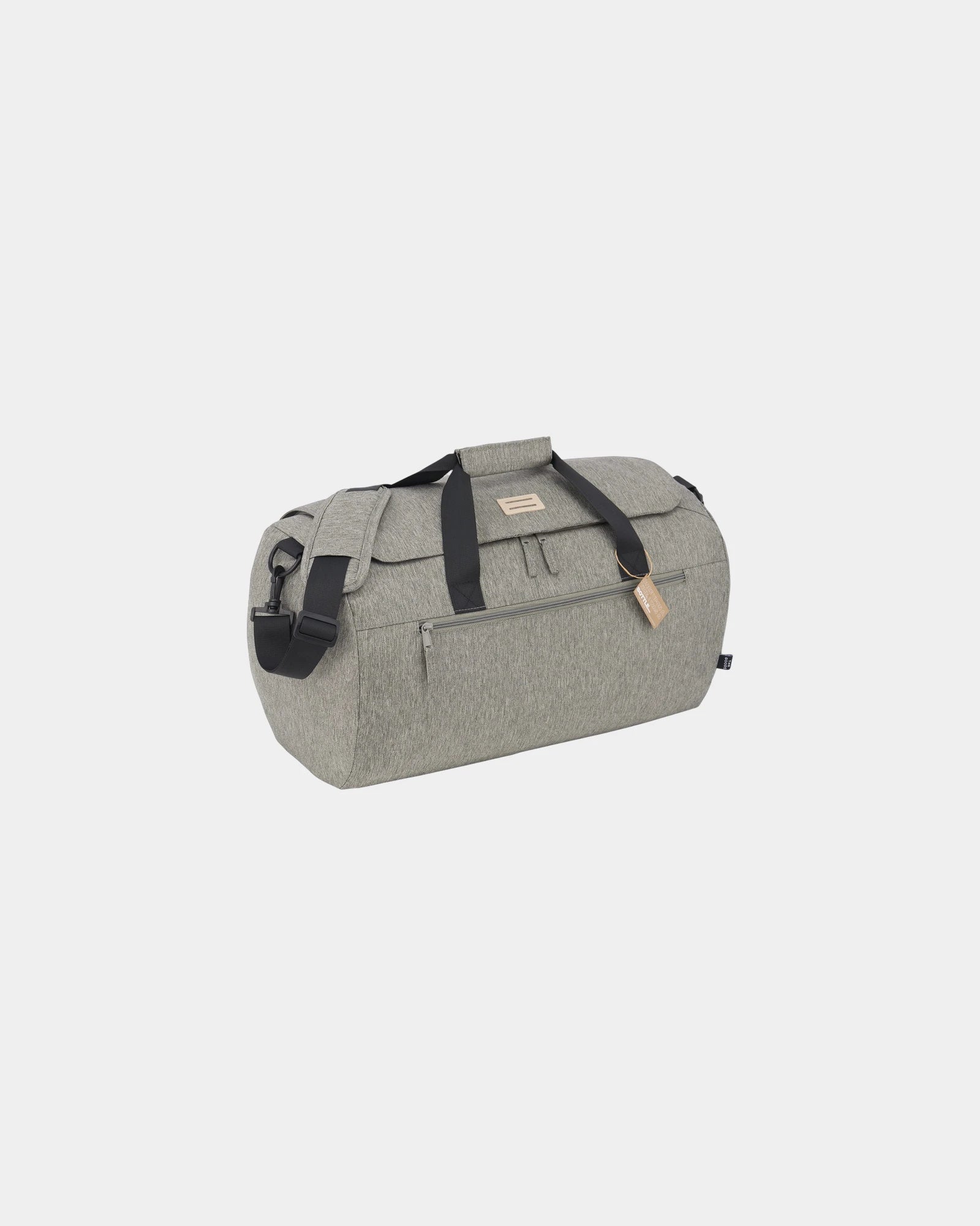 Custom recycled roll duffel bag with shoulder strap - 3