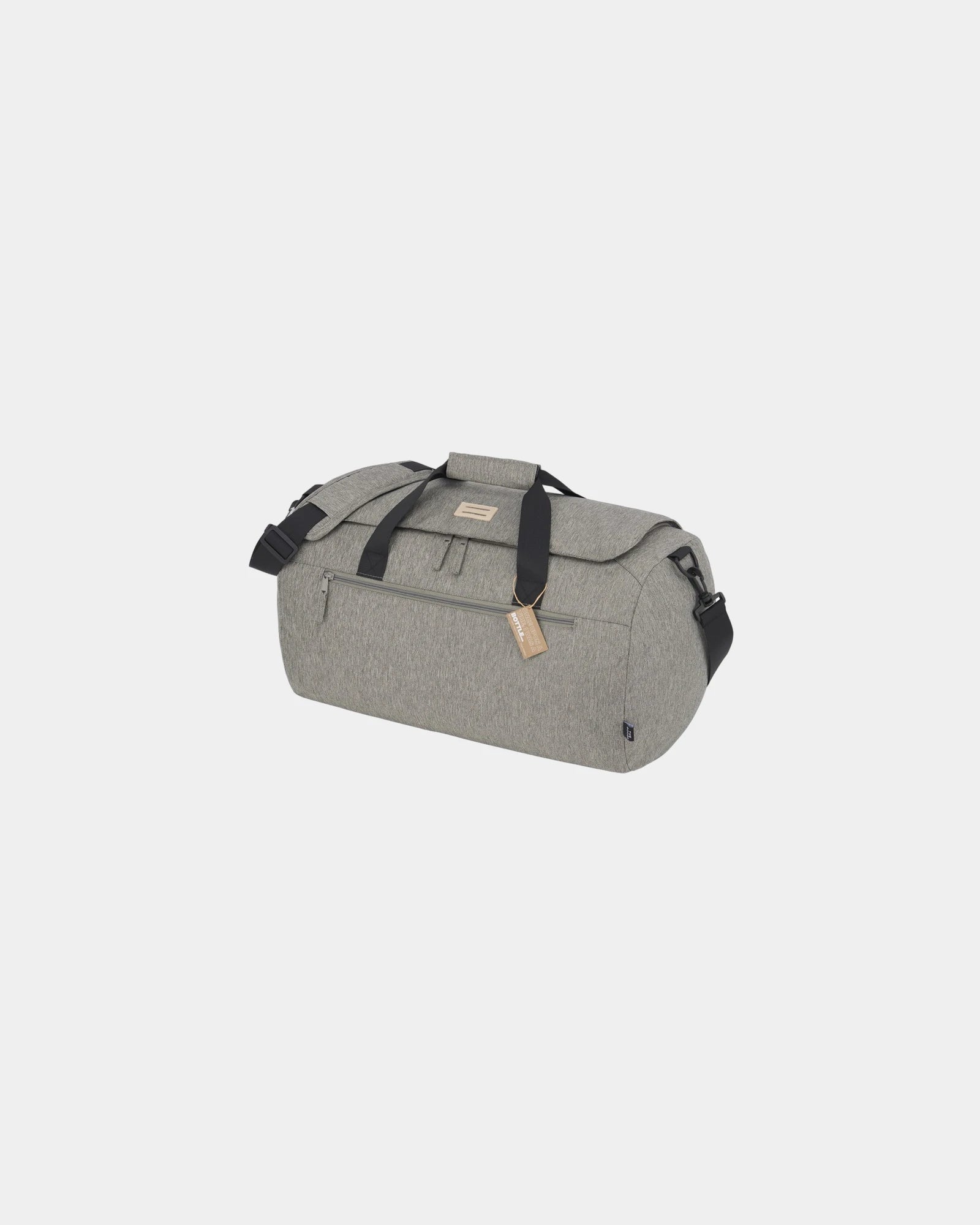 Custom recycled roll duffel bag with shoulder strap - 6