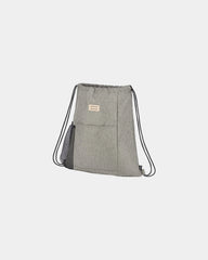 Custom recycled RPET drawstring bag with lash tab - 6