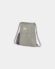 Custom recycled RPET drawstring bag with lash tab - 4