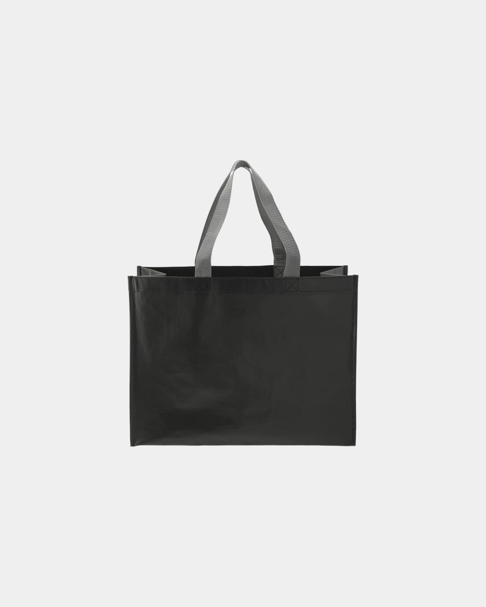 Custom RPET laminated matte shopper tote bag - 1