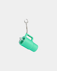 Custom recycled shot glass tumbler with keychain 4 oz - 22