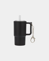 Custom recycled shot glass tumbler with keychain 4 oz - 2