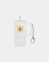 Custom recycled shot glass tumbler with keychain 4 oz - 58