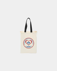 Custom cotton canvas grocery tote bag 5x14x10 inches - 2