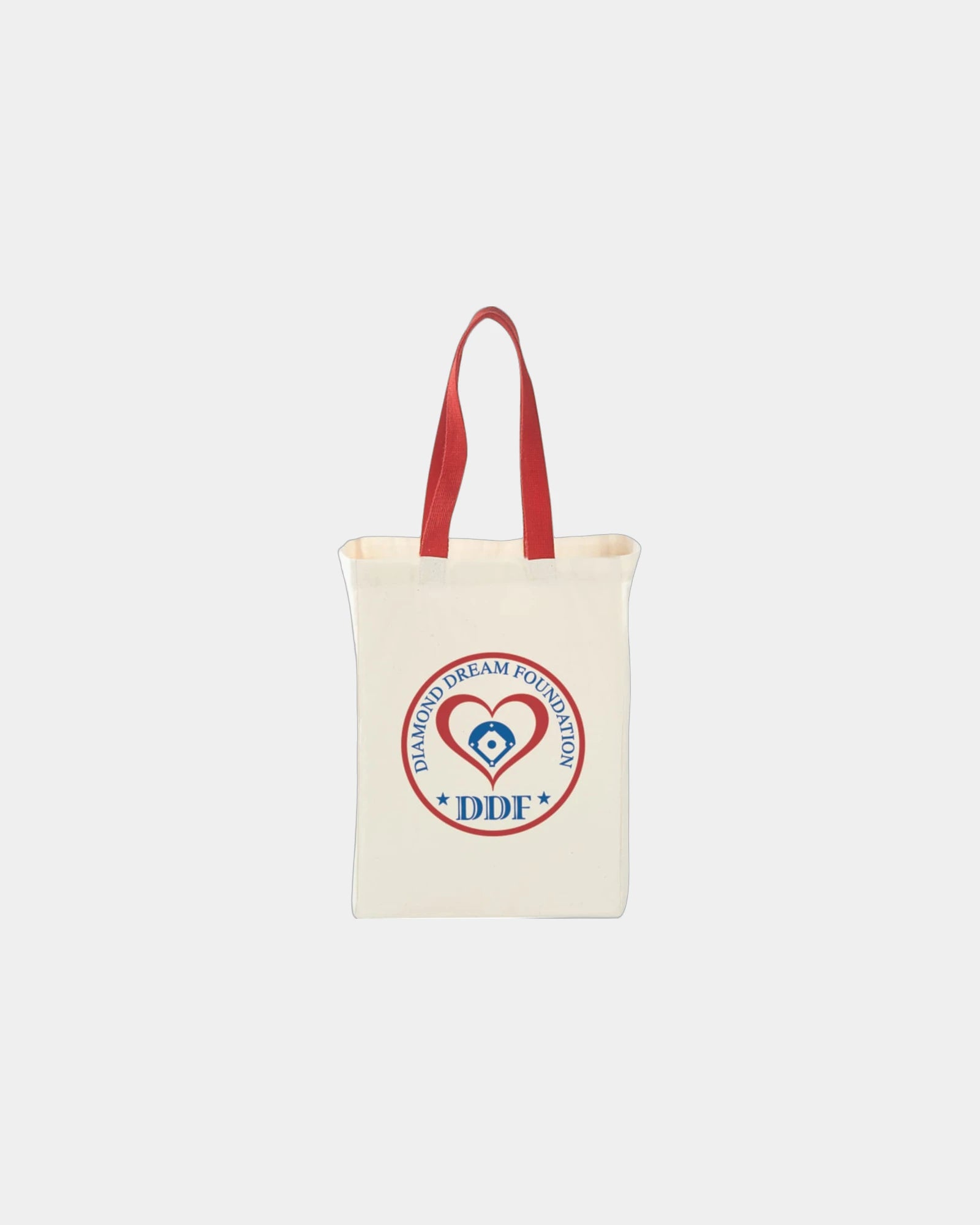 Custom cotton canvas grocery tote bag 5x14x10 inches - 15