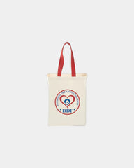 Custom cotton canvas grocery tote bag 5x14x10 inches - 15